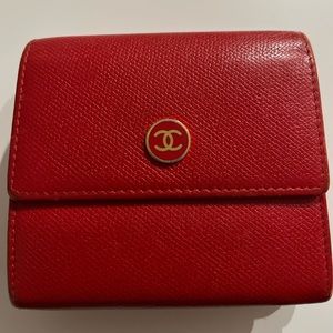 Chanel Red Wallet with date code
